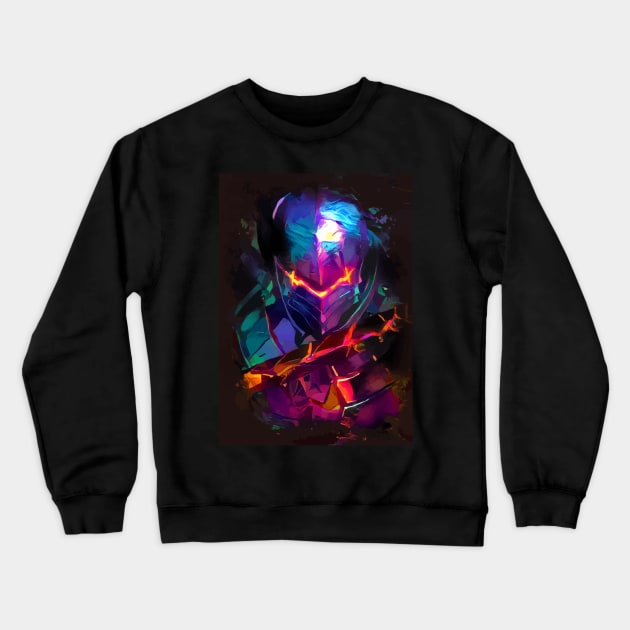 Neon Berserker Crewneck Sweatshirt by hustlart